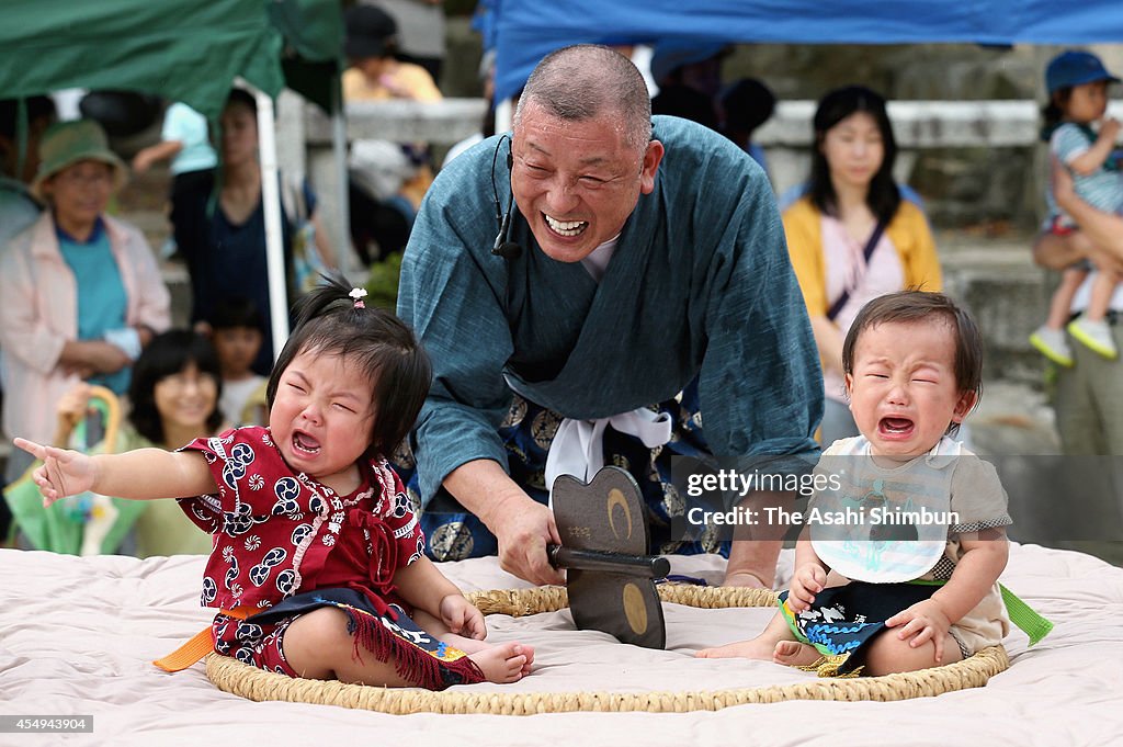 Baby Cry Sumo Takes Place In Yamaguchi