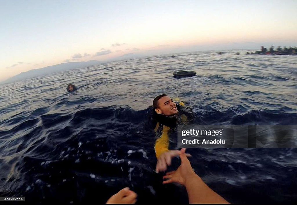 Illegal migrants rescued in Aegean Sea