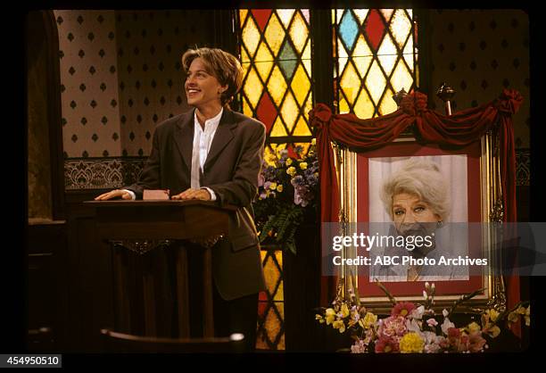 Mrs. Koger" - Airdate: November 30, 1994. ELLEN DEGENERES;NITA TALBOT