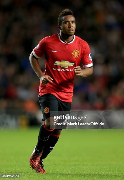 Anderson of Manchester United at Stadium mk on August 26, 2014 in Milton Keynes, England.