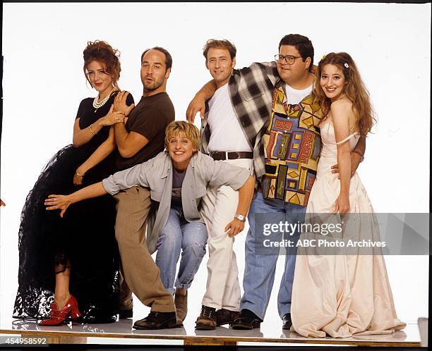 Cast Gallery - Shoot Date: August 22, 1995. JOELY FISHER;JEREMY PIVEN;ELLEN DEGENERES;ARYE GROSS;DAVID ANTHONY HIGGINS;CLEA LEWIS