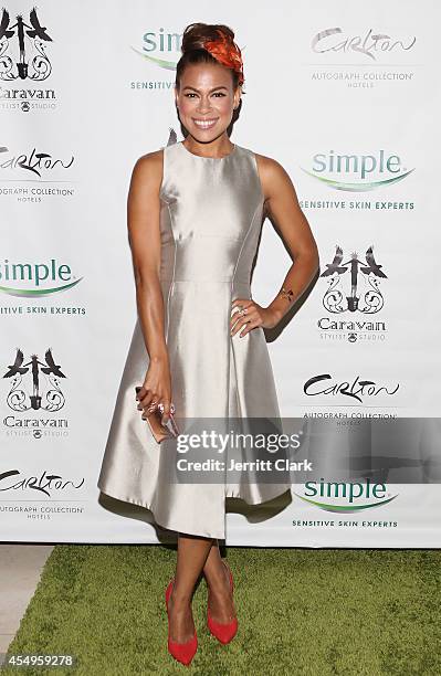 Toni Trucks attends the Simple Skincare & Caravan Stylist Studio Fashion Week Event on September 7, 2014 in New York City.