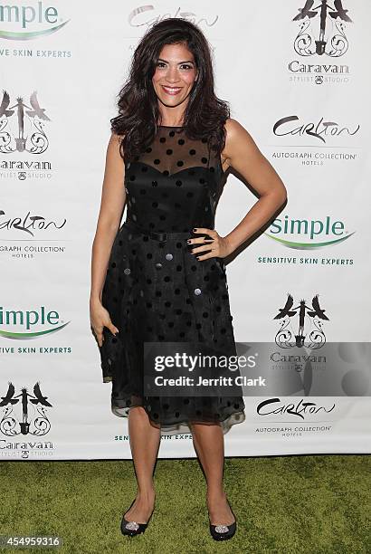 Laura Gomez attends the Simple Skincare & Caravan Stylist Studio Fashion Week Event on September 7, 2014 in New York City.