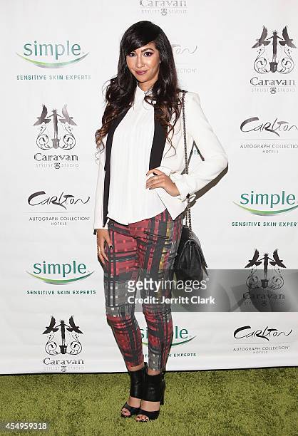Jackie Cruz attends the Simple Skincare & Caravan Stylist Studio Fashion Week Event on September 7, 2014 in New York City.