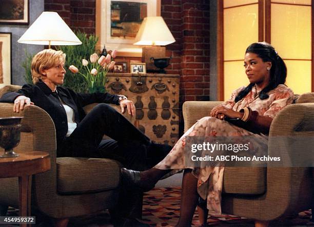 The Puppy Episode" - Airdate: April 30, 1997. ELLEN DEGENERES;OPRAH WINFREY