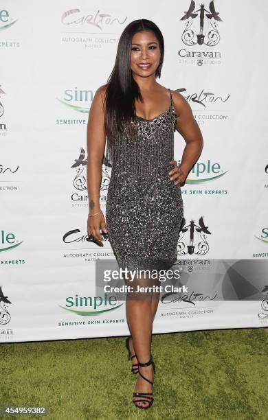 Jessica Pimentel attends the Simple Skincare & Caravan Stylist Studio Fashion Week Event on September 7, 2014 in New York City.