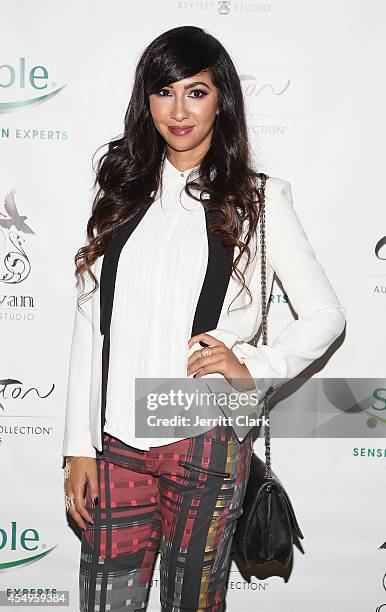 Jackie Cruz attends the Simple Skincare & Caravan Stylist Studio Fashion Week Event on September 7, 2014 in New York City.