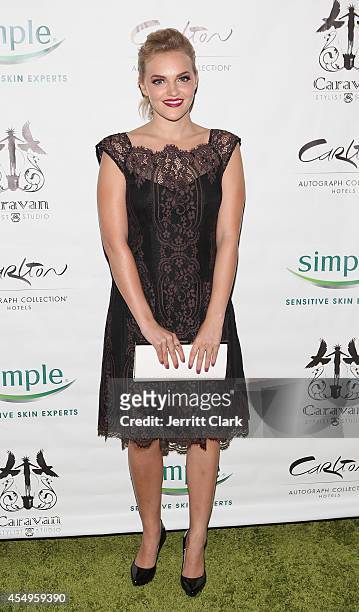 Madeline Brewer attends the Simple Skincare & Caravan Stylist Studio Fashion Week Event on September 7, 2014 in New York City.