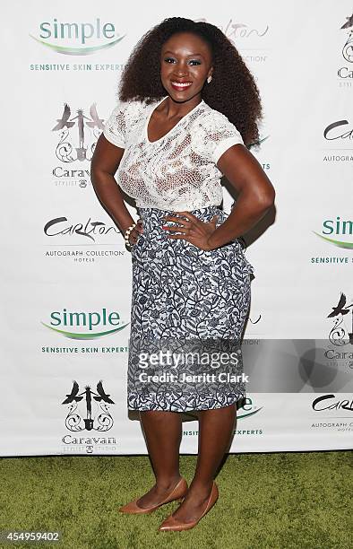Saycon Sengbloh attends the Simple Skincare & Caravan Stylist Studio Fashion Week Event on September 7, 2014 in New York City.