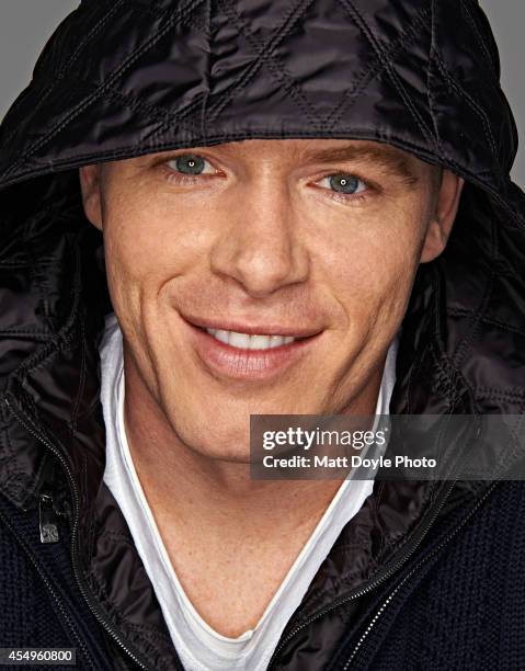 Canadian actor Diego Klattenhoff is photographed for Sharp Magazine on April 13 in New York City.