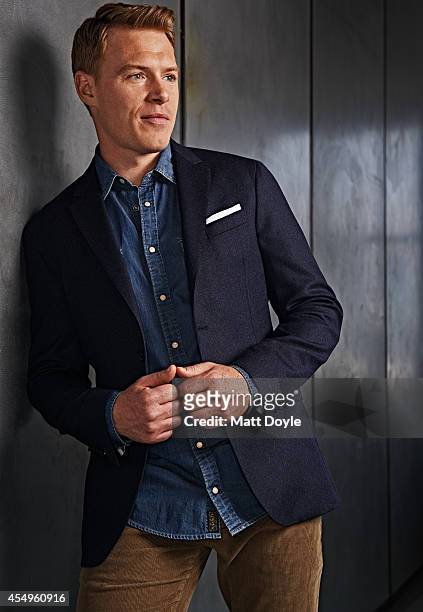 Canadian actor Diego Klattenhoff is photographed for Sharp Magazine on April 13 in New York City.