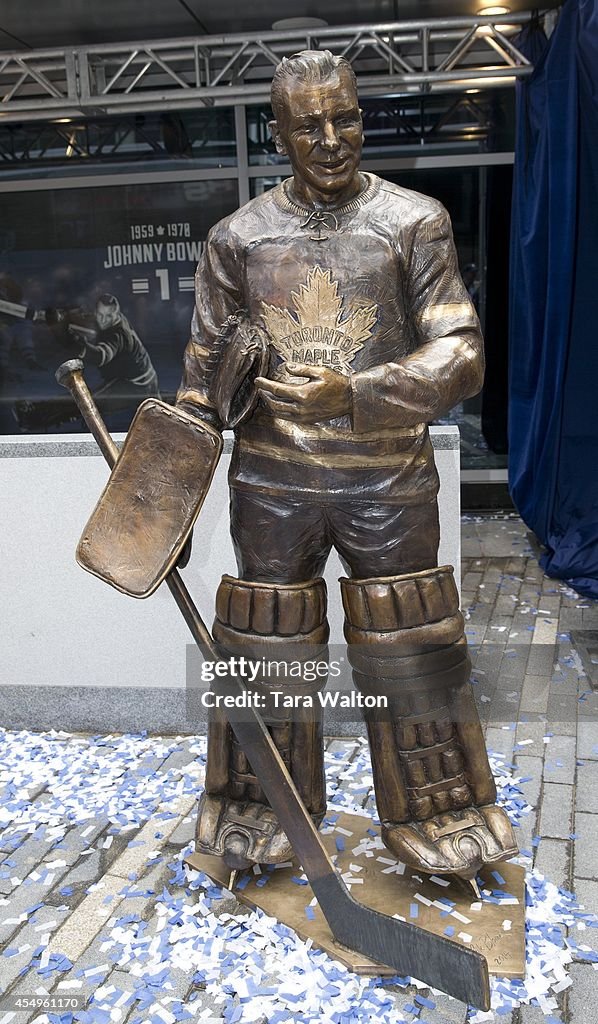 Unveiling Of Leafs Legends Row Statues