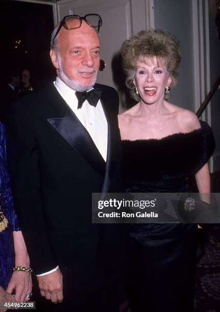 Theater producer Harold Prince and comedienne Joan Rivers attend the Drama League's Fifth Annual "A Musical Celebration of Broadway" Gala Salute to...