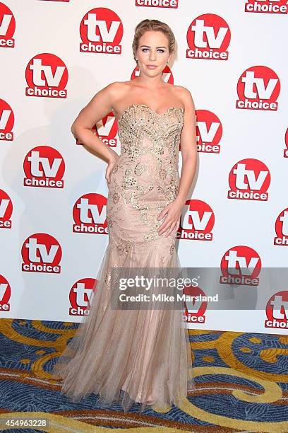 Lydia Rose Bright attends the TV Choice Awards 2014 at London Hilton on September 8, 2014 in London, England.