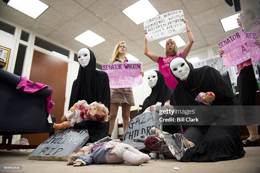 CodePink Sen. Warren Protest