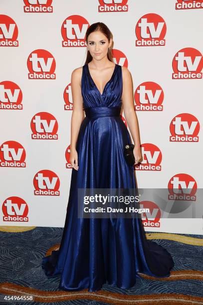 Jacqueline Jossa attends the TV Choice Awards 2014 at London Hilton on September 8, 2014 in London, England.