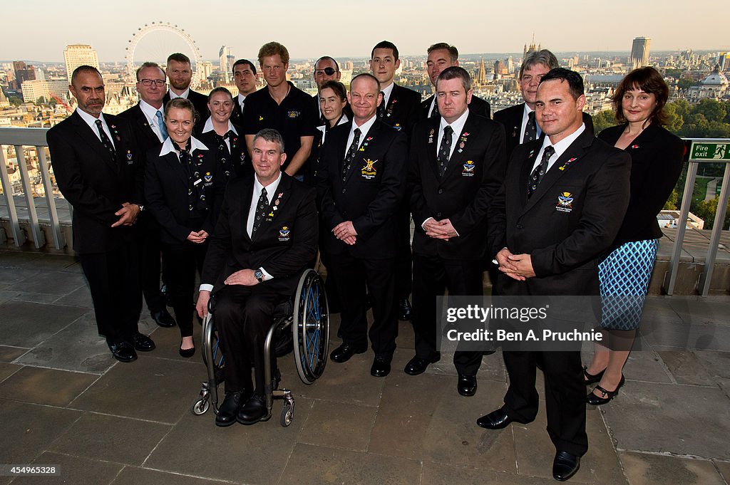 Prince Harry Meets The New Zealand Invictus Games Team