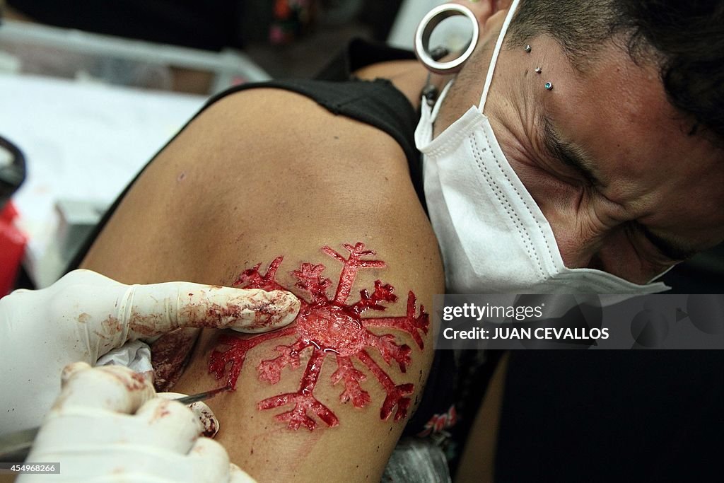 ECUADOR-TATTOOING