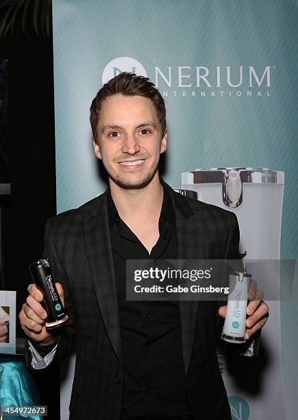 Singer Greg Bates arrives at Nerium International at the American Country Awards at the Mandalay Bay Events Center on December 10, 2013 in Las Vegas,...