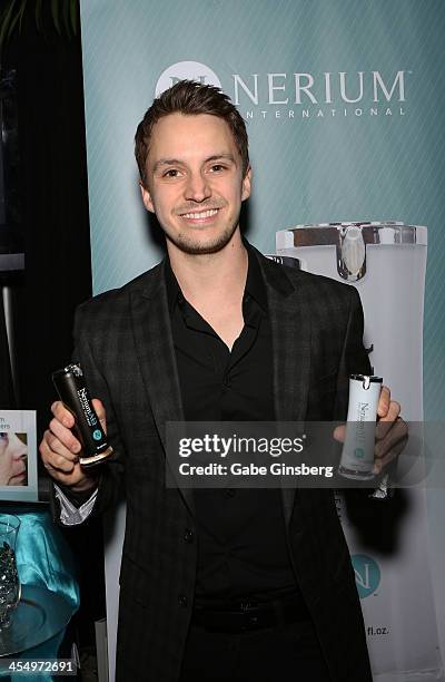 Singer Greg Bates arrivea at Nerium International at the American Country Awards at the Mandalay Bay Events Center on December 10, 2013 in Las Vegas,...