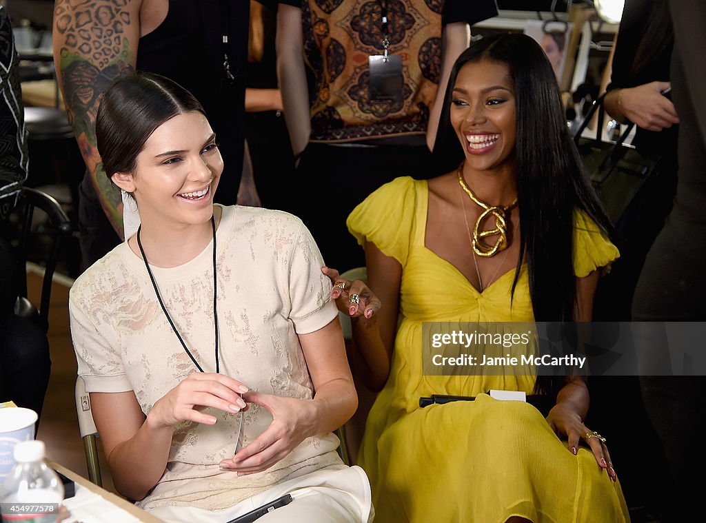 Donna Karan New York - Front Row & Backstage - Mercedes-Benz Fashion Week Spring 2015