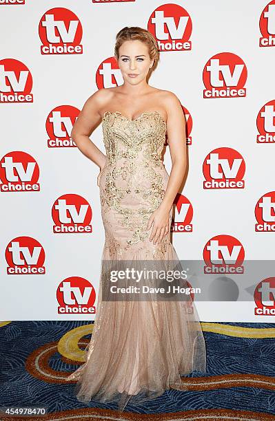 Lydia Bright attends the TV Choice Awards 2014 at London Hilton on September 8, 2014 in London, England.