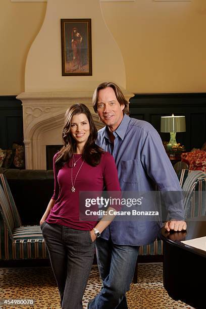 Actor Kevin Sorbo with his wife Sam Jenkins photographed at home in March in Calabasas, California.