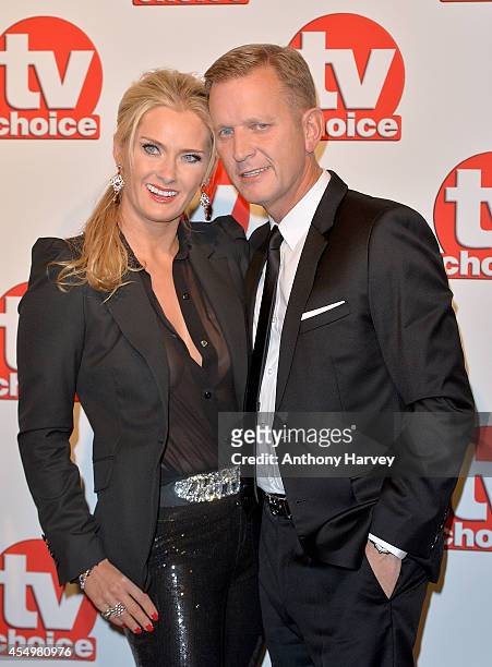 Kirsty Rowley and Jeremy Kyle attend the TV Choice Awards 2014 at London Hilton on September 8, 2014 in London, England.