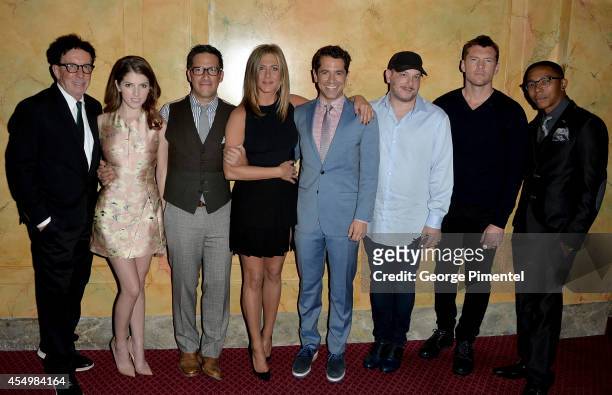 Producer Mark Canton, actress Anna Kendrick, producer Ben Barnz, actress/executive producer Jennifer Aniston, director Daniel Barnz, producer...