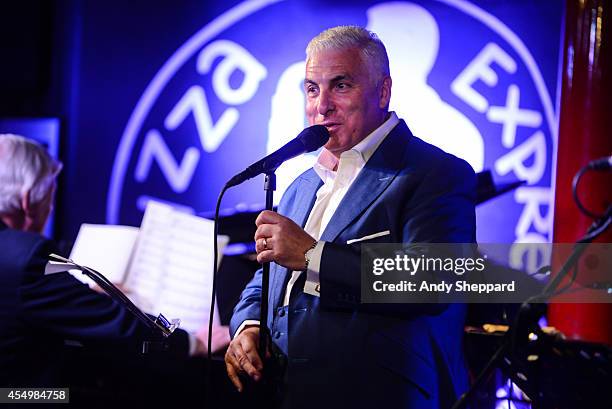 Mitch Winehouse performs during his album launch party at Pizza Express Jazz Club, Soho on September 8, 2014 in London, England.