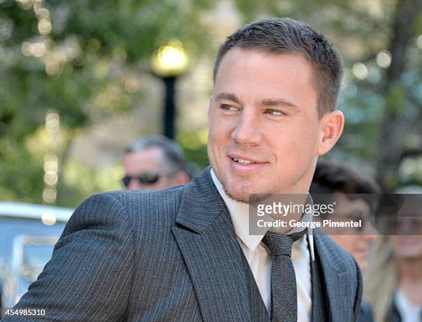 Actor Channing Tatum attends the "Foxcatcher" premiere during the 2014 Toronto International Film Festival at Roy Thomson Hall on September 8, 2014...