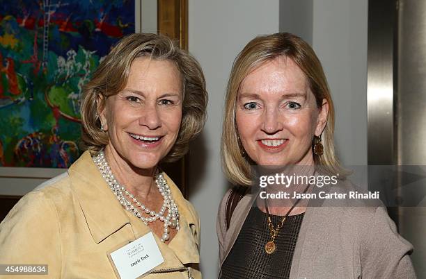 Laurie Tisch and Cathy Isaacson attend the Annual Luncheon for the New York Women's Foundation hosted by Jean Shafiroff at Le Cirque on September 8,...