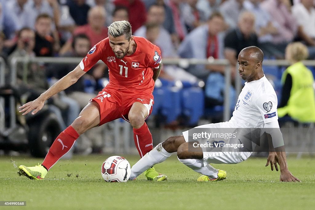 EURO 2016 qualifying match - "Switzerland v England"
