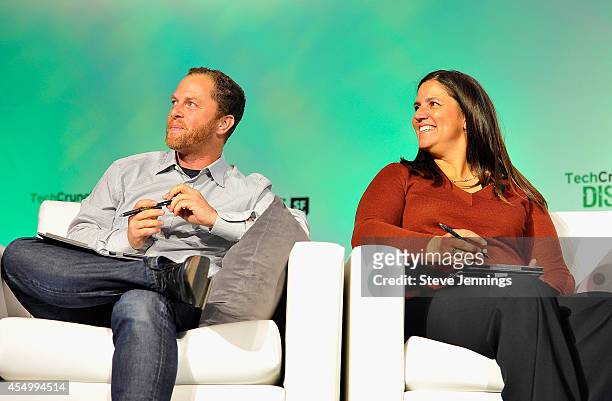 Collective[i] Vice Chairman Stephen Messer and Nextdoor Co-Founder and Vice President Sarah Leary judge at Startup Battlefield Session Two Accelerate...