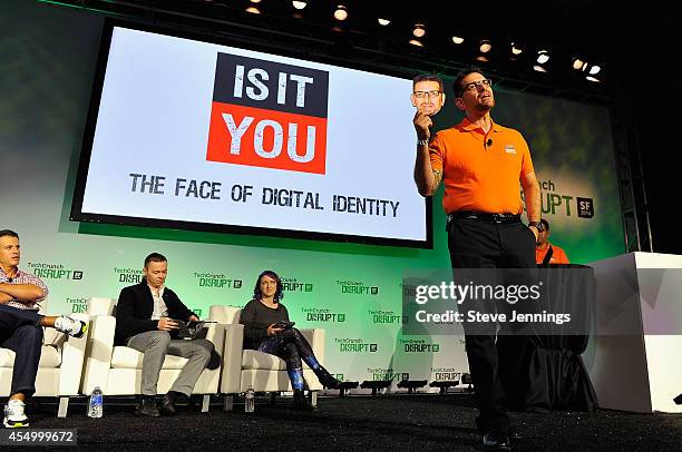 Is It You presents at Startup Battlefield Session Three Activate at TechCrunch Disrupt Pier 48 on September 8, 2014 in San Francisco, California.