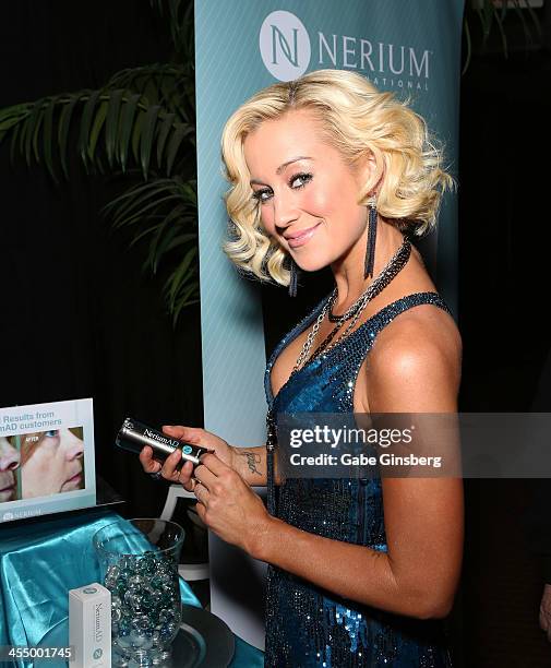 Recording artist Kellie Pickler arrives at Nerium International at the American Country Awards at the Mandalay Bay Events Center on December 10, 2013...