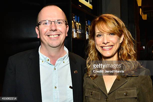 IMDb Founder and CEO Col Needham and director Lynn Shelton attend IMDb's 2014 STARmeter award at IMDb's Annual TIFF Dinner Party on September 8, 2014...