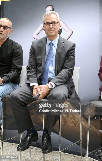 Karsten Aufgebauer attends the DHL Fashion Industry Panel during Mercedes-Benz Fashion Week Spring 2015 at Lincoln Center for the Performing Arts on...
