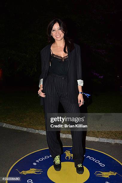 Model Daisey Lowe attends Polo Ralph Lauren For Women during Mercedes-Benz Fashion Week Spring 2015 at Cherry Hill in Central Park on September 8,...