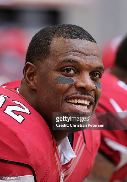 Inside linebacker Jasper Brinkley of the Arizona Cardinals during the NFL game against the St. Louis Rams at the University of Phoenix Stadium on...