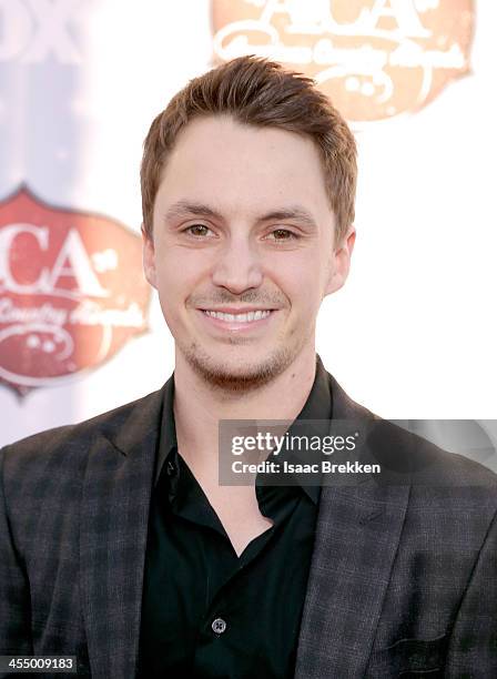 Singer Greg Bates arrives at the American Country Awards 2013 at the Mandalay Bay Events Center on December 10, 2013 in Las Vegas, Nevada.