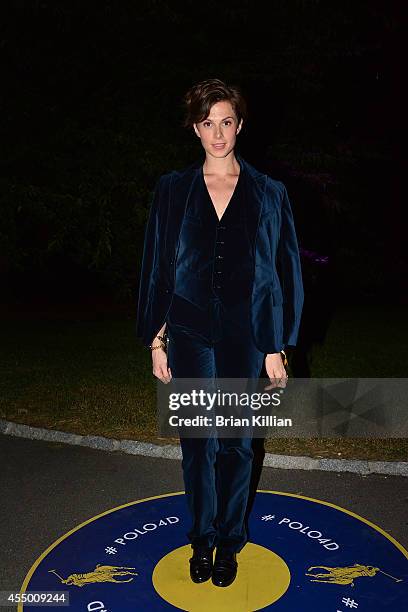 Model Elttra Wiedemann attends Polo Ralph Lauren For Women during Mercedes-Benz Fashion Week Spring 2015 at Cherry Hill in Central Park on September...