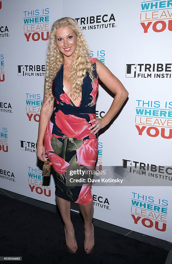 Tribeca Film Institute Annual Gala Benefit Screening Of "This Is Where I Leave You" - Arrivals
