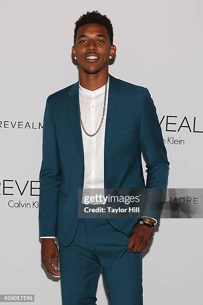 Los Angeles Lakers small forward Nick Young attends the REVEAL Calvin Klein Fragrance Launch Party at 4 World Trade Center on September 8, 2014 in...