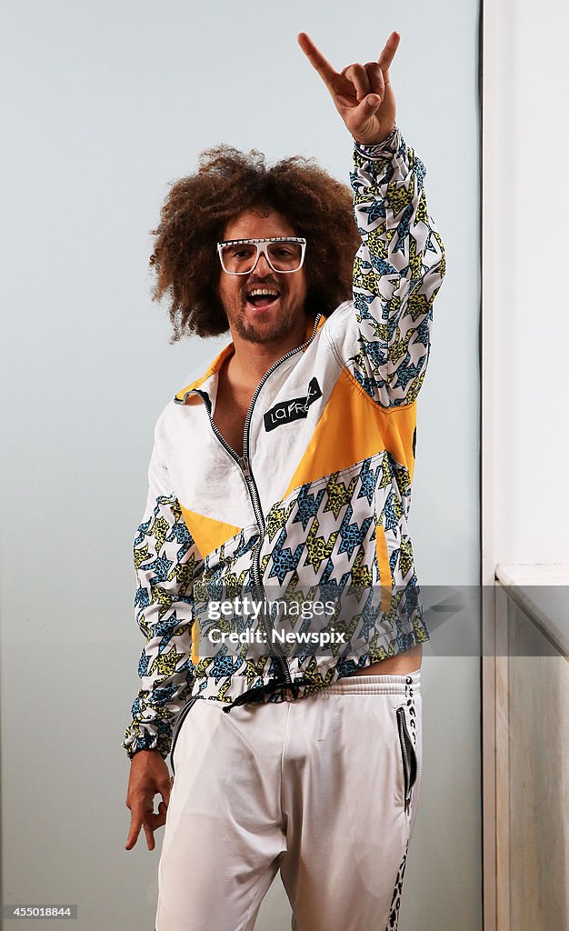 Redfoo Hair 'X Factor' judge Redfoo poses during a photo shoot at Channel Seven ...