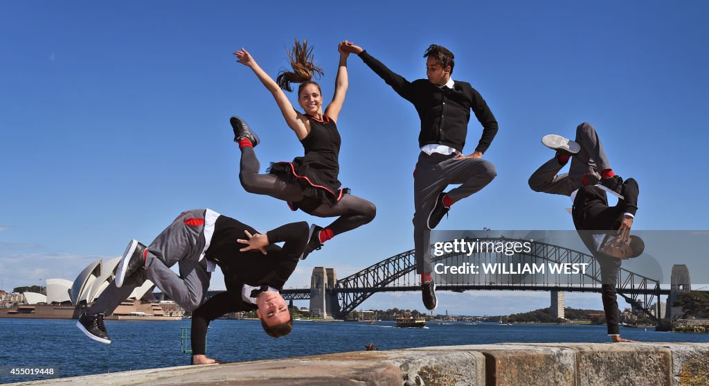 Member of the international breakdance group Flying Steps, Timothee ...
