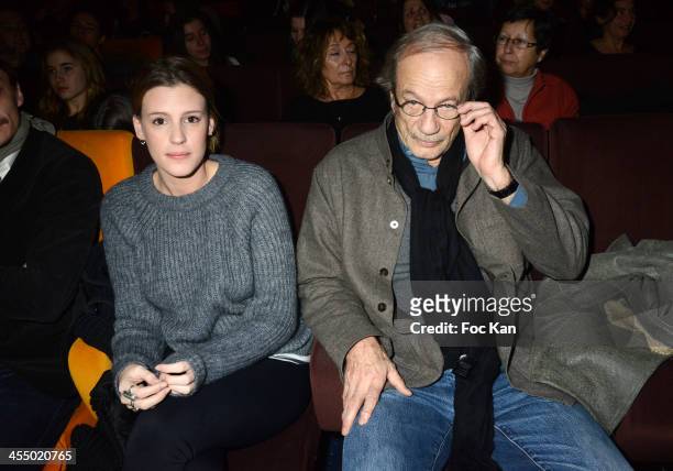 Ivresse' clip comedian Juliette Dol and actor Patrick Chesnais from 'Ferdinand' Anti Alcohol Association,attend the 'Ivresse' Guillaume Canet's Short...