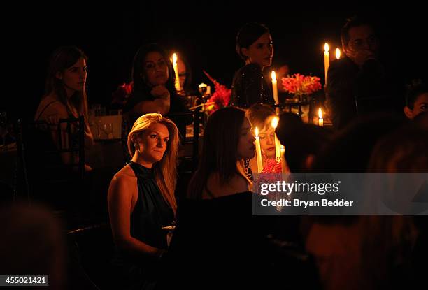 View of atmosphere at Artists for Peace and Justice NYC Holiday Benefit presented by Bovet 1822 at Up&Down on December 10, 2013 in New York City.