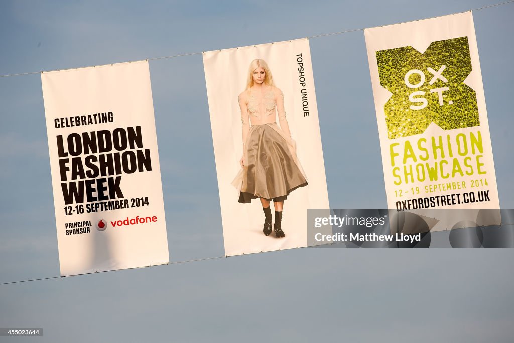 Henry Holland, Lulu Guinness & Laura Whitmore Take Front Row Seats At The Opening Of Oxford Street's Fashion Showcase