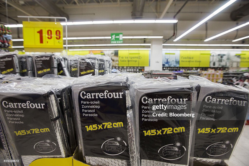 Inside A Carrefour SA Supermarket